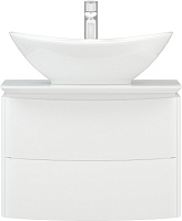 Corozo Тумба с раковиной Вико 60 Z2 подвесная белая